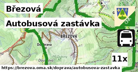 Autobusová zastávka, Březová