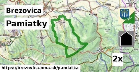 pamiatky v Brezovica