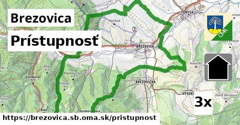 prístupnosť v Brezovica, okres SB