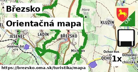 Orientačná mapa, Březsko