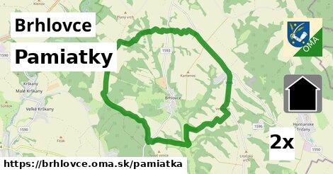 pamiatky v Brhlovce