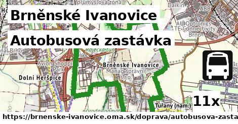 Autobusová zastávka, Brněnské Ivanovice