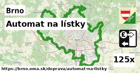 automat na lístky v Brno