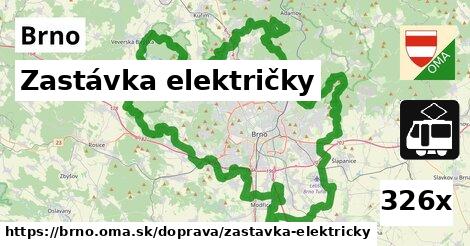 Zastávka električky, Brno