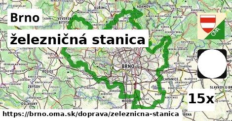 železničná stanica, Brno