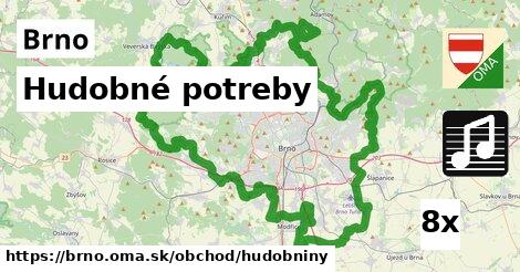 Hudobné potreby, Brno