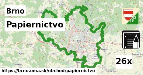 Papiernictvo, Brno