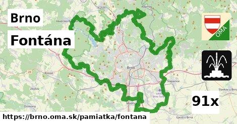 Fontána, Brno