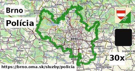 polícia v Brno