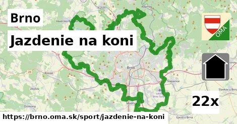 Jazdenie na koni, Brno