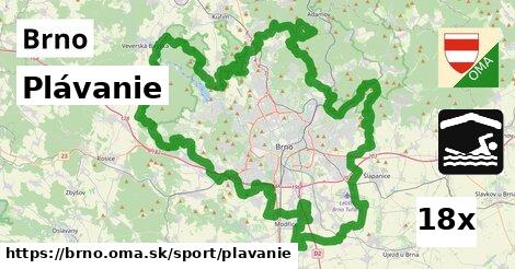 Plávanie, Brno