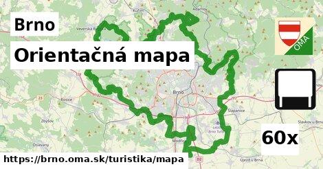 orientačná mapa v Brno