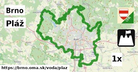 pláž v Brno