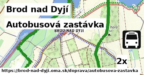 Autobusová zastávka, Brod nad Dyjí