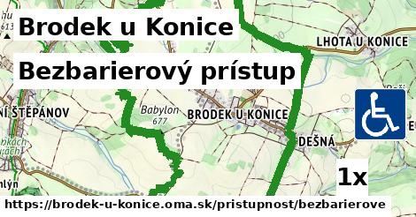 Bezbarierový prístup, Brodek u Konice