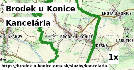 Kancelária, Brodek u Konice