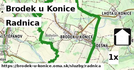 Radnica, Brodek u Konice