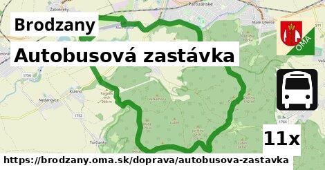 Autobusová zastávka, Brodzany