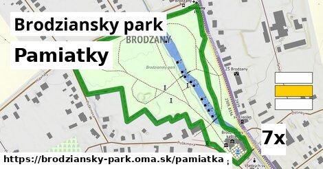 pamiatky v Brodziansky park