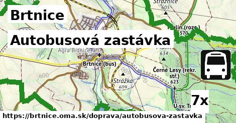 Autobusová zastávka, Brtnice