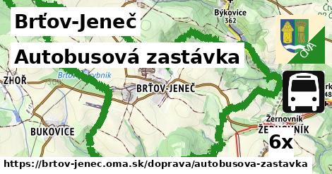 Autobusová zastávka, Brťov-Jeneč