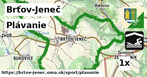 plávanie v Brťov-Jeneč