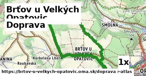 doprava v Brťov u Velkých Opatovic