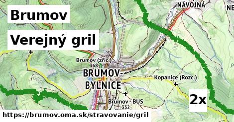 verejný gril v Brumov