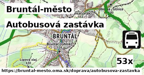 Autobusová zastávka, Bruntál-město