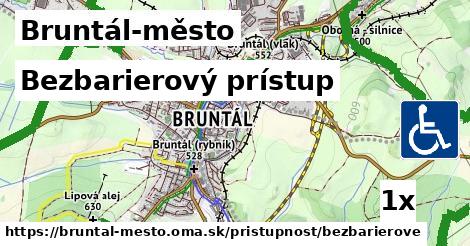 Bezbarierový prístup, Bruntál-město