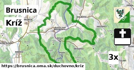 Kríž, Brusnica