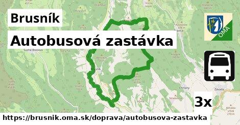 Autobusová zastávka, Brusník