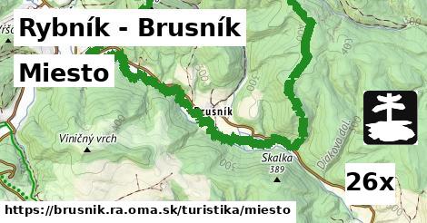 Miesto, Rybník - Brusník