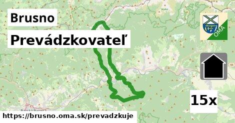 prevádzkovateľ v Brusno