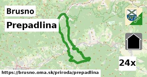 Prepadlina, Brusno