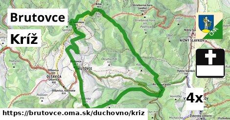 Kríž, Brutovce