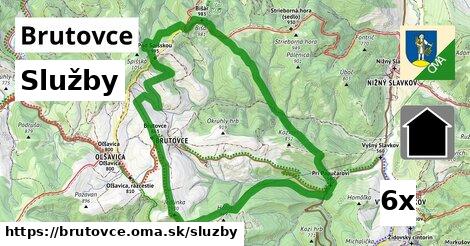 služby v Brutovce