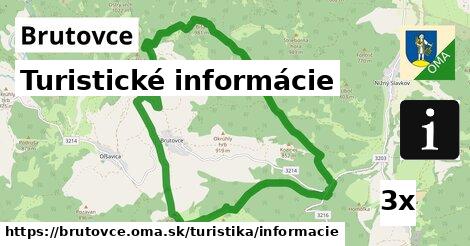 Turistické informácie, Brutovce