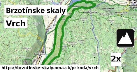 Vrch, Brzotínske skaly