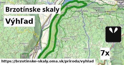 Výhľad, Brzotínske skaly