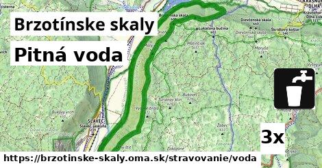 pitná voda v Brzotínske skaly
