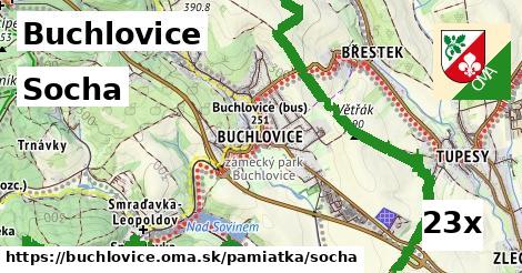 Socha, Buchlovice