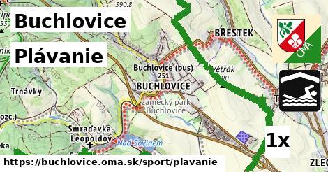 Plávanie, Buchlovice