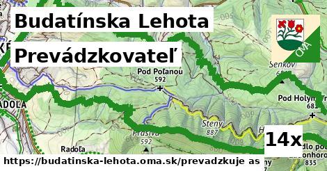 prevádzkovateľ v Budatínska Lehota