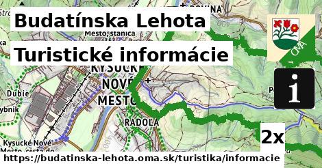 turistické informácie v Budatínska Lehota