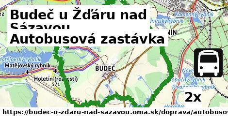 Autobusová zastávka, Budeč u Žďáru nad Sázavou