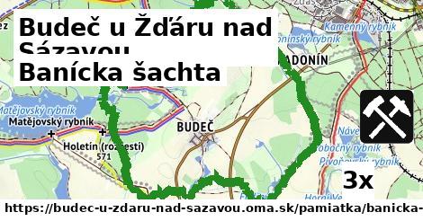 banícka šachta v Budeč u Žďáru nad Sázavou