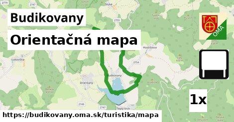 Orientačná mapa, Budikovany