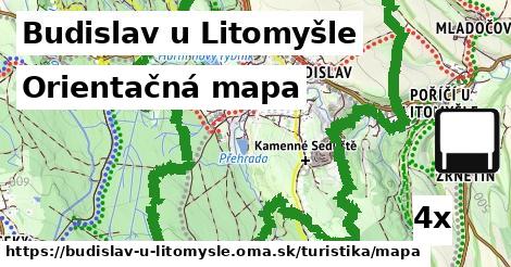 Orientačná mapa, Budislav u Litomyšle