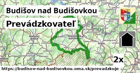 prevádzkovateľ v Budišov nad Budišovkou